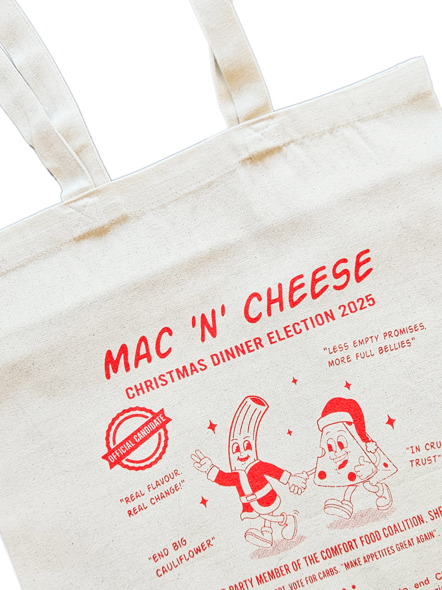 Shopper Bag Mac 'N' Cheese Xmas