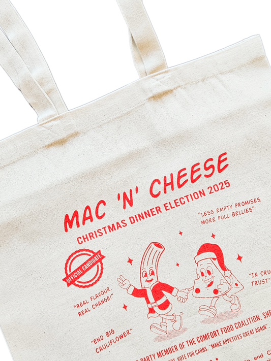 Shopper Bag Mac 'N' Cheese Xmas