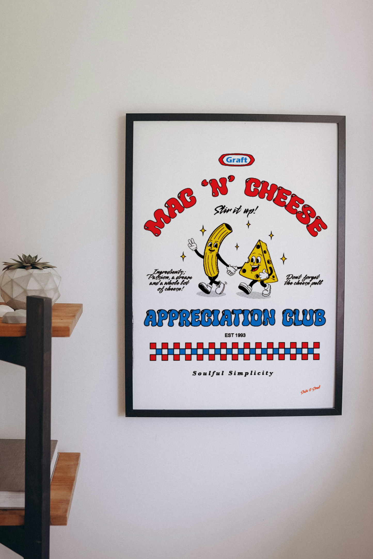 Mac 'N' Cheese A3 Print